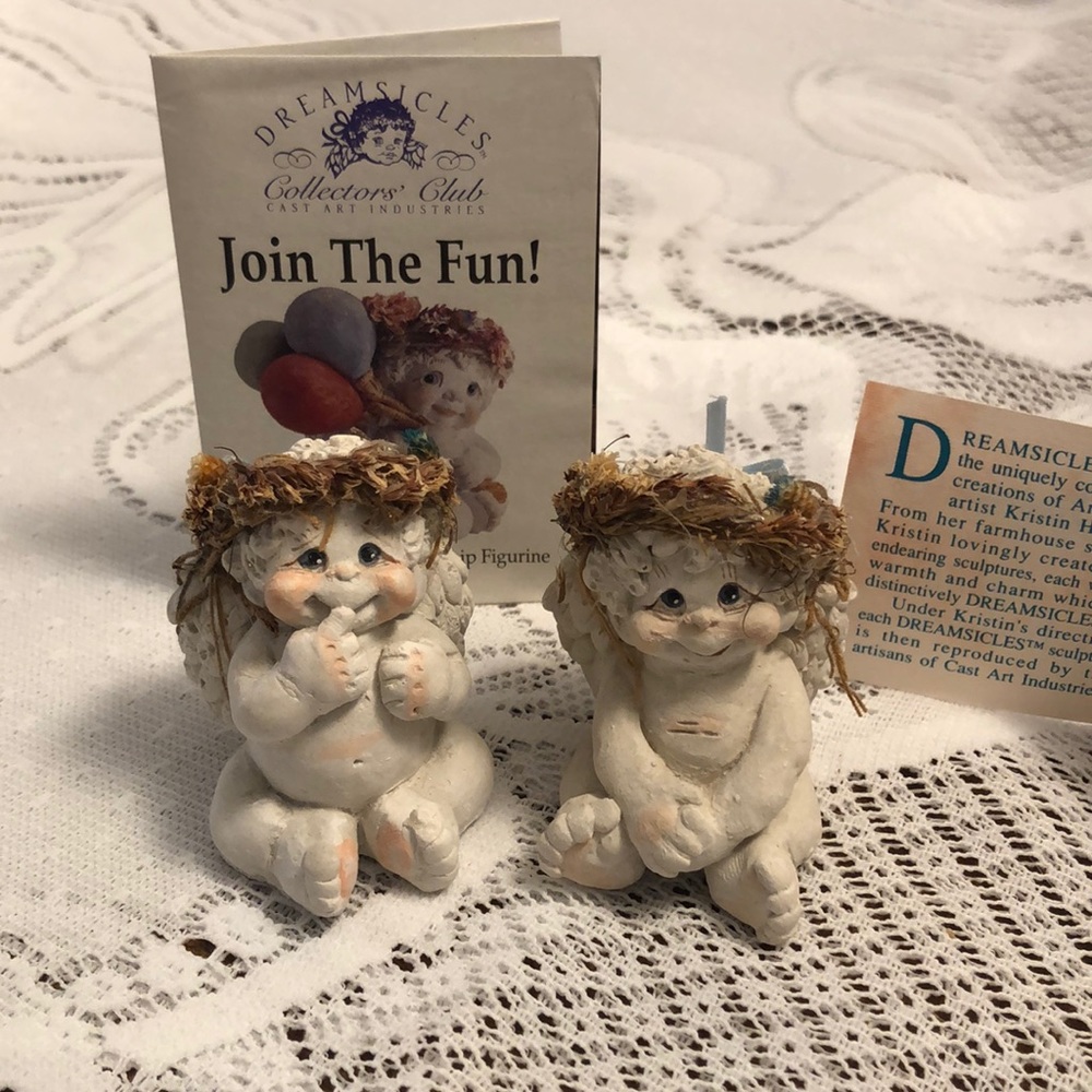 DREAMSICLES CHERUB ANGEL SISTERS SET